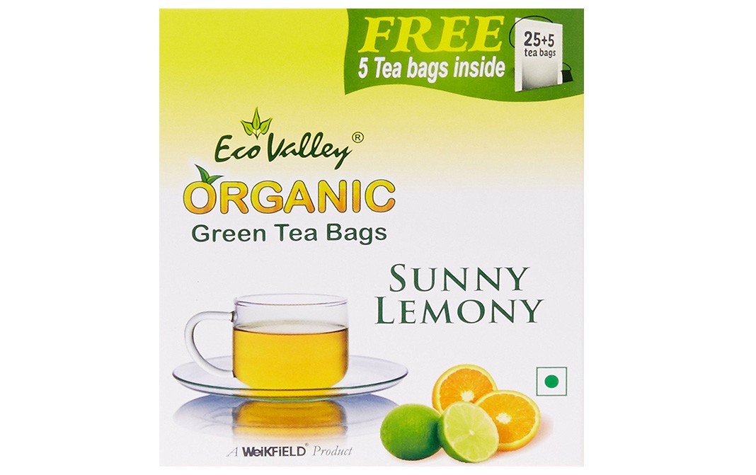 Eco Valley Organic Green Sunny Lemony   Box  25 pcs